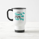 Search for a day at the beach mugs Fun