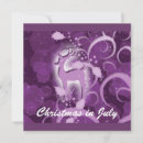 Recherche de juillet noël invitations Élégant