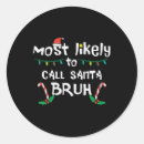 Search for bruh stickers Santa