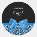 Recherche de léopard bleu autocollants Girly