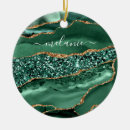 Search for emerald green ornaments Gold