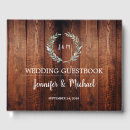 Recherche de rustic wedding guest books Feuille
