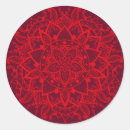 Search for red indian stickers Mandala