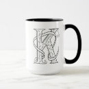 Search for illuminated letter mugs Initial