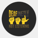 Search for hearing loss stickers Awareness