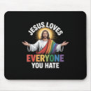 Recherche de jésus vous aime tapis souris Bible