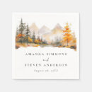 Search for rustic wedding napkins Forest