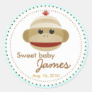 Search for sock monkey stickers Brown