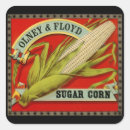 Search for corn square stickers Vintage