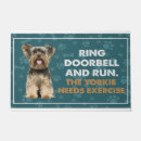 Search for yorkies doormats Dog mom