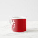 Recherche de paysage abstrait tasses Rouge