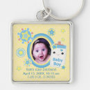 Search for boy announcement keychains For her