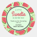 Search for summer watermelon stickers Watermelon baby shower