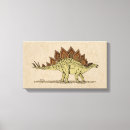 Search for dinosaur canvas prints Stegosaurus