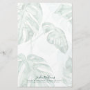 Recherche de tropical stationery paper Vert