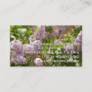 Recherche de fleurs lilas cartes visite Rose
