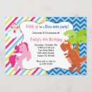 Search for dinosaur and unicorn party invitations Joint