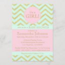 Search for pink and mint green invitations Gold