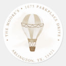 Search for adventure awaits stickers Hot air balloon