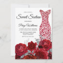 Search for hearts sweet 16 invitations Dress