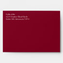 Search for burgundy envelopes Preaddressed
