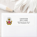 Search for fraternity return address labels Greek life brotherhood emblem