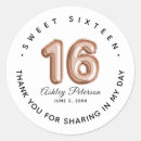 Search for sweet 16 stickers balloons