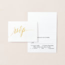Search for gold foil rsvp cards Calligraphy