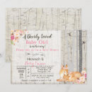 Search for little deer baby shower invitations Floral