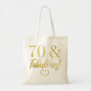 Search for 70th birthday tote bags Funny