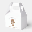 Search for 1st birthday favour boxes Bear