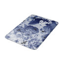 Search for blue toile bath mats Botanical