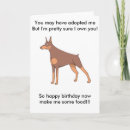 Recherche de doberman vœux cartes Drôle