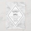 Search for white marble wedding invitations Classy