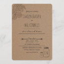 Search for leaves rehearsal dinner invitations Rustic