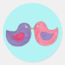 Search for lovebird stickers Kiss