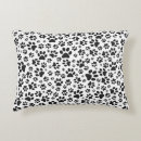 Recherche de chiens blancs coussins Motif