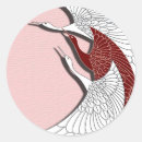 Search for crane bird stickers Elegant