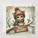 Search for toboggan christmas cards Cat