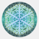 Recherche de cristaux de glace autocollants Hiver