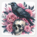 Search for watercolor raven stickers Crow