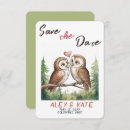 Search for owls save the dates Animal