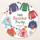 Search for ugly christmas sweater coasters Funny