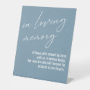 Search for deceased wedding signs In loving memory