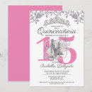 Search for silver quinceanera invitations Princess