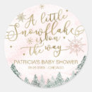 Search for gold foil snowflakes stickers Winter wonderland