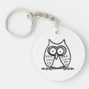 Search for funny owls keychains Barn owl