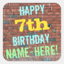 Search for 7th birthday stickers Fun