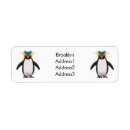 Search for cute penguin return address labels Bird