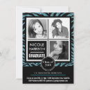 Search for zebra graduation invitations Modern